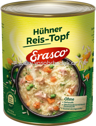 Erasco Hühner Reis Topf, 800g