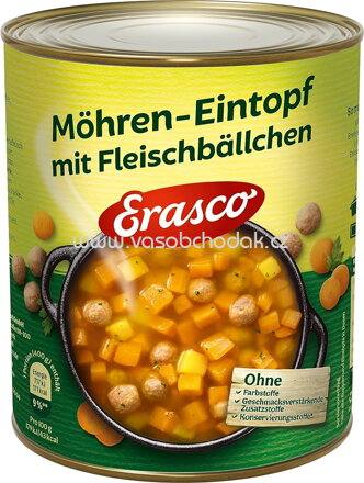 Erasco Möhren-Eintopf mit Fleischbällchen, 800g