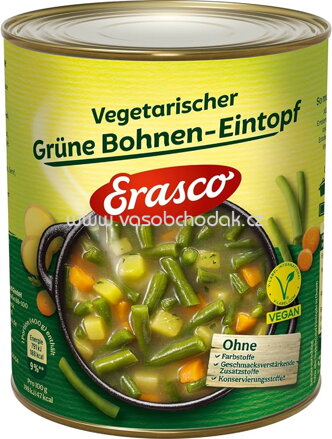 Erasco Vegetarischer Grüne Bohnen-Eintopf, 800g
