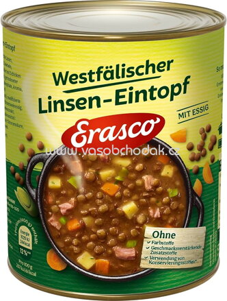 Erasco Westfälischer Linsen-Eintopf, 800g