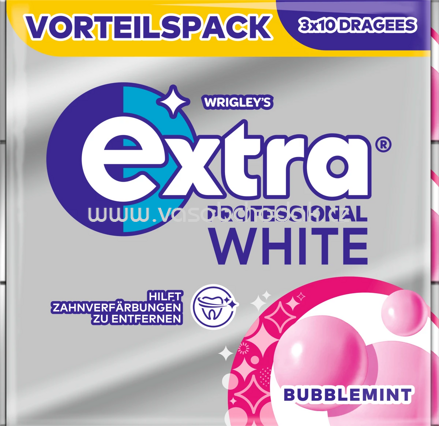 Extra Professional White Bubblemint, 3x10 St, 30 St
