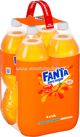 Fanta Orange Ohne Zucker, 1500 ml