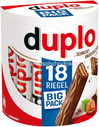 Ferrero Duplo Riegel, Big Pack, 18 St, 327g