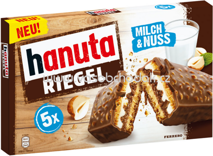 Ferrero Hanuta Riegel, 5 St, 172,5g