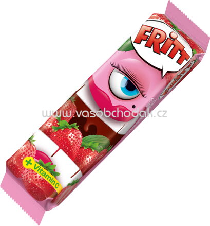 Fritt Kaubonbon Erdbeere, 6 St, 70g