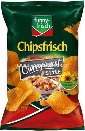 Funny-frisch Chipsfrisch Currywurst, 150g