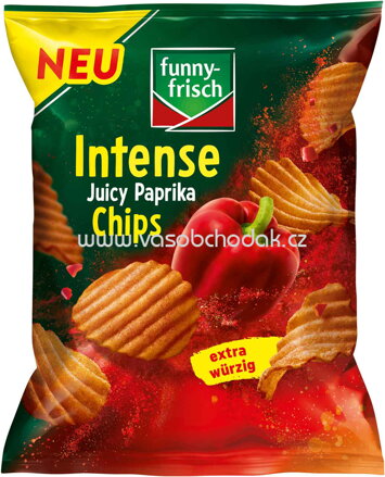 Funny-frisch Intense Chips Juicy Paprika, 110g