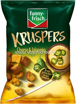 Funny-frisch Kruspers Cheese & Jalapeño Style, 120g