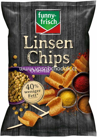 Funny-frisch Linsen Chips Oriental, 90g