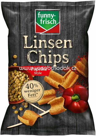 Funny-frisch Linsen Chips Paprika, 90g