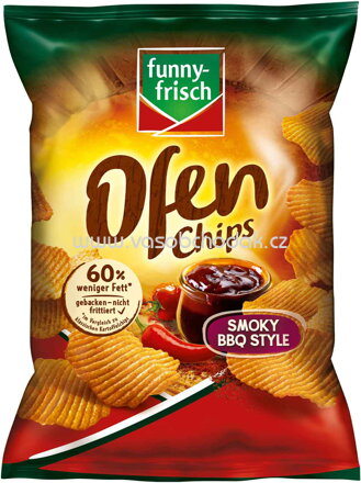 Funny-frisch Ofen Chips Smoky BBQ Style, 125g