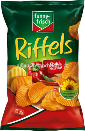 Funny-frisch Riffels Chili & Paprika, 150g