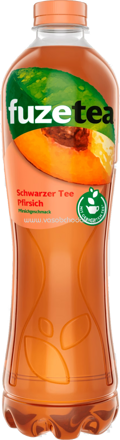 Fuze Tea Schwarzer Tee Pfirsich, 1l