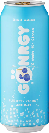 Gönrgy Blueberry Coconut, 500 ml