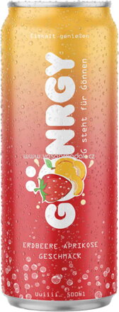 Gönrgy Energy Erdbeere Aprikose, 500 ml