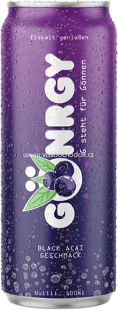 Gönrgy Energy Black Acai Zero, 500 ml