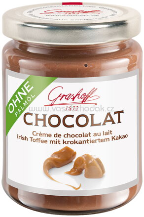 Grashoff Milch Chocolat Irish Toffee mit krokantiertem Kakao, 250g