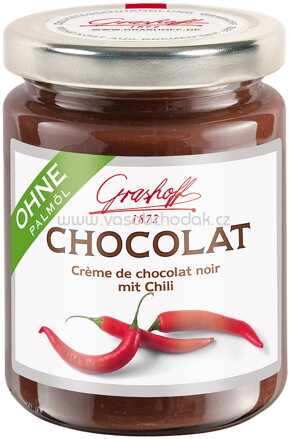 Grashoff Dunkle Chocolat mit Chili, 250g