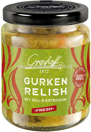 Grashoff BBQue Gurken - Relish, 200 ml