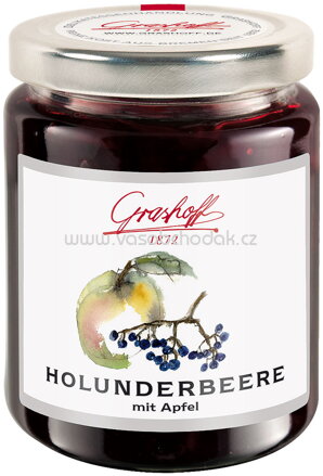 Grashoff Konfitüre Holunderbeere mit Apfel, 250g