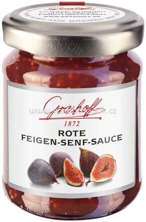 Grashoff Rote Feigen Senf Sauce, 125 ml
