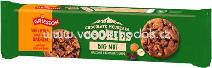 Griesson Chocolate Mountain Cookies Big Nut, 150g