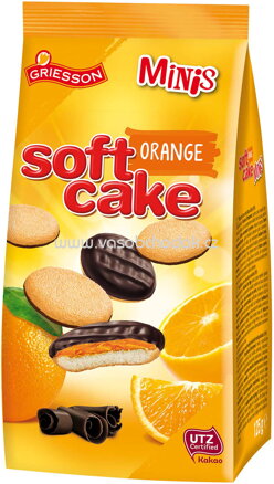 Griesson Soft Cake Orange Minis, 125g