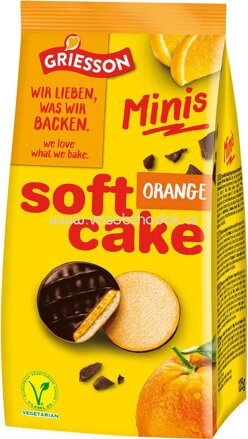 Griesson Soft Cake Orange Minis, 125g