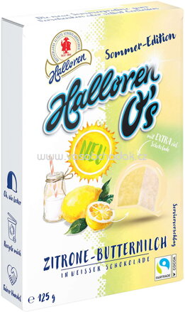 Halloren O's Zitrone-Buttermilch, 125g