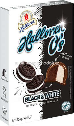 Halloren O's Black & White, 125g