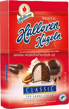 Halloren Kugeln Original Sahne Cacao, 125g