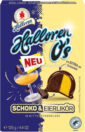 Halloren O's Schoko Eierlikör, 125g