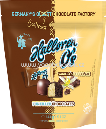 Halloren O's Vanilla & Chocolate Beutel, 144g