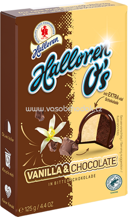 Halloren O's Vanilla & Chocolate, 125g