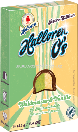 Halloren Kugeln Waldmeister-Vanille Retro, 125g