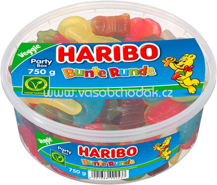 Haribo Bunte Runde veggie, 750g