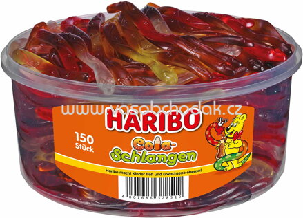 Haribo Cola-Schlangen 150 St, Dose, 1050g