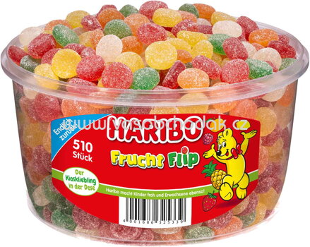 Haribo Frucht Flip, 510 St, Dose, 1275g