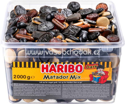 Haribo Matador Mix Dark, Dose, 2 kg