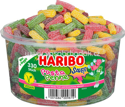 Haribo Pasta Penne sauer vegan, 330 St, Dose, 1200g