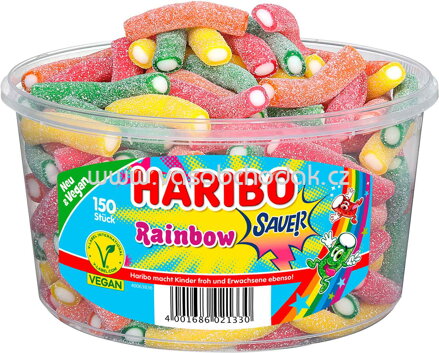 Haribo Rainbow Pixel sauer veggie, 150 St, Dose, 1200g