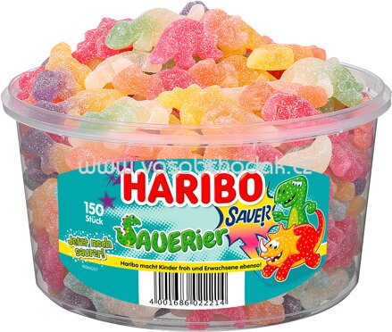 Haribo Sauerier Sauer, 150 St, Dose, 1350g
