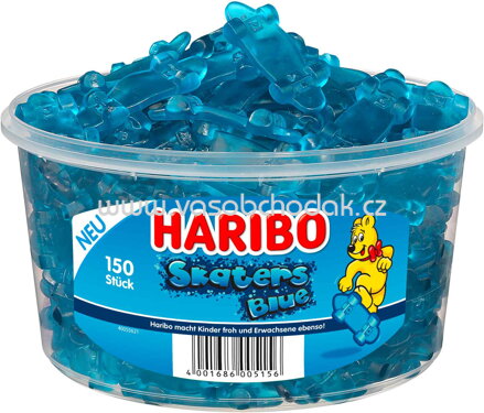 Haribo Skaters Blue, 150 St, Dose, 1200g
