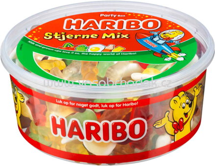 Haribo Stjerne Mix, Dose, 1 kg