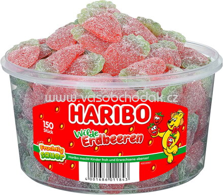 Haribo Wilde Erdbeeren sauer, 150 St, 1200g
