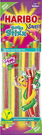 Haribo Balla Stixx Fruity Mixx sauer vegan, 175g