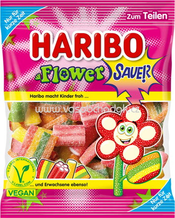Haribo Flower sauer vegan, 160g