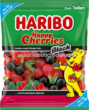 Haribo Happy Cherries Black, 175g