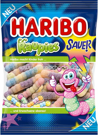 Haribo Raupies, sauer, 160g