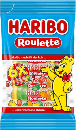 Haribo Roulette, 6x25g, 150g